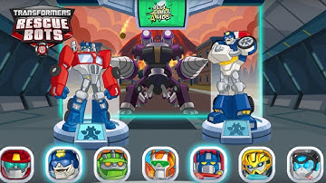 Transformers Rescue Bots: Disaster Dash Hero Run • OPTIMUS PRIME & CHASE Vs Morbot King!