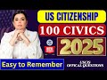 2025 random 100 civics questions and answers - U.S. citizenship interview I N400 Interview #n400