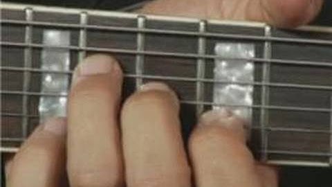 Root Position of Db Major Guitar Chord on the Middle Top Strings : Guitar Chord Dictionary 20