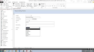 Access C Video 1 - Use the Form Wizard