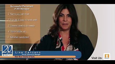 Rosen Group Testimonial - Lisa Canzano - Starr Cha...