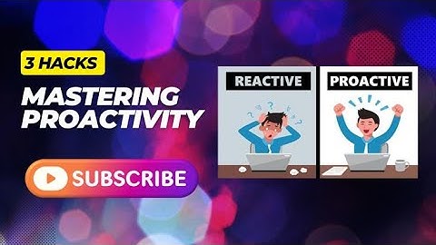 From Reactive to PROACTIVE: 3 Game-Changing Strategies (white board animation)