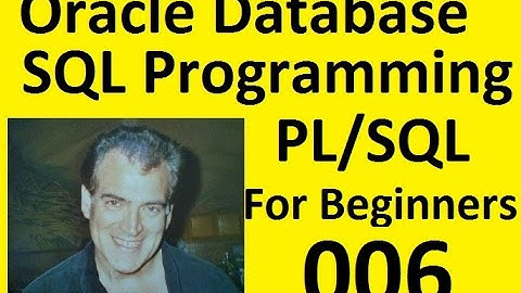 Part VI Oracle 11g Database SQL Programming with PL/SQL in 2016 NOT NULL