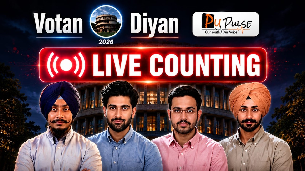PUCSC ELECTIONS 2026 LIVE COUNTING | Who Will Lead Panjab University? | #panjabuniversitychandigarh