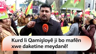 Kurd Li Qamişloyê Ji Bo Mafên Xwe Daketine Meydanê