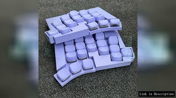 ?New Listing?3X6 TOTEM Wireless Split Keyboard ZMK Custom Kailh Choc V1 Hot Swap Bluetooth/Wired Low