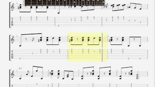 Video thumbnail of "Clapton, Eric   Drifting blues GUITAR TAB"