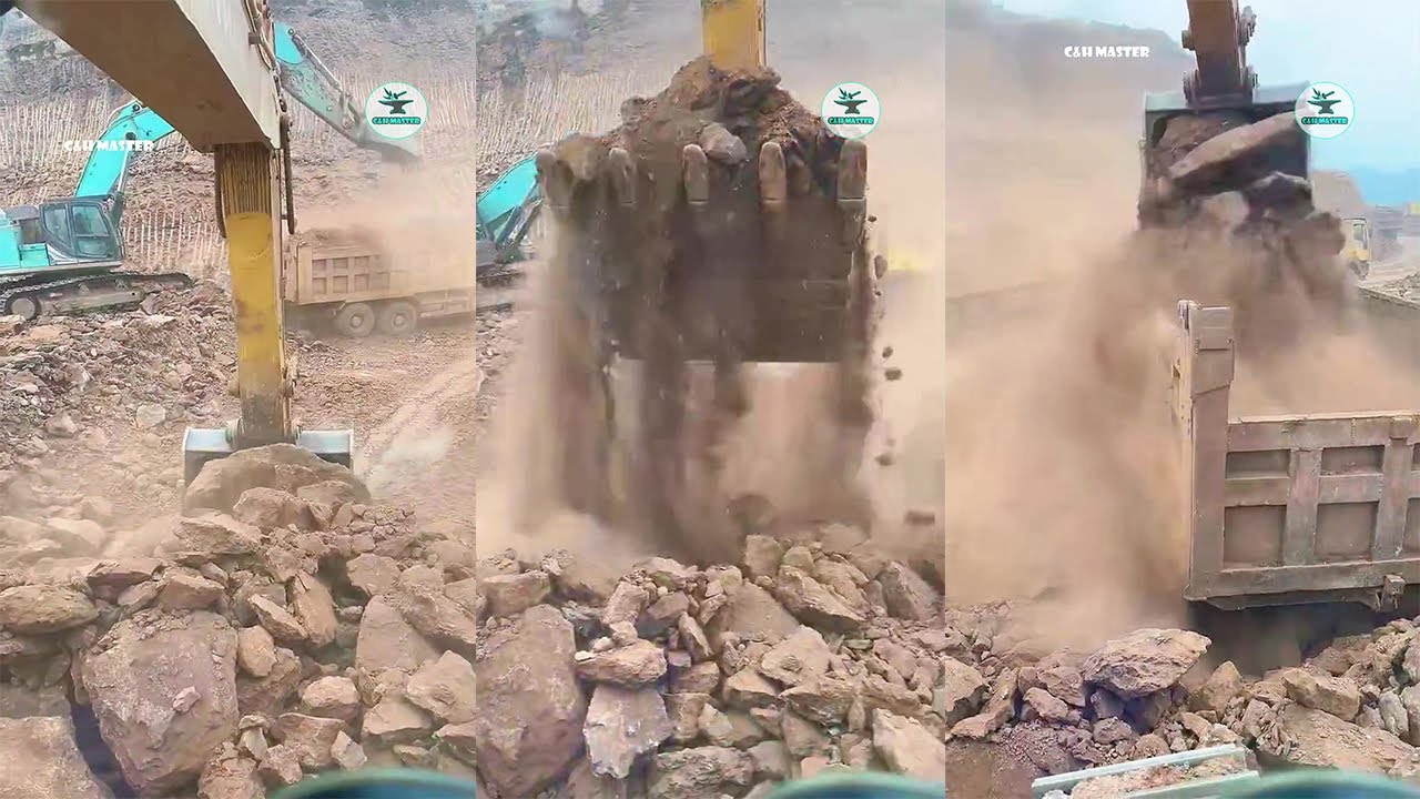 The Process Of Soil Excavation And Transportation P1411