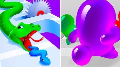 Snake Run vs Join Blob Clash gameplay walkthrough gameplay android games