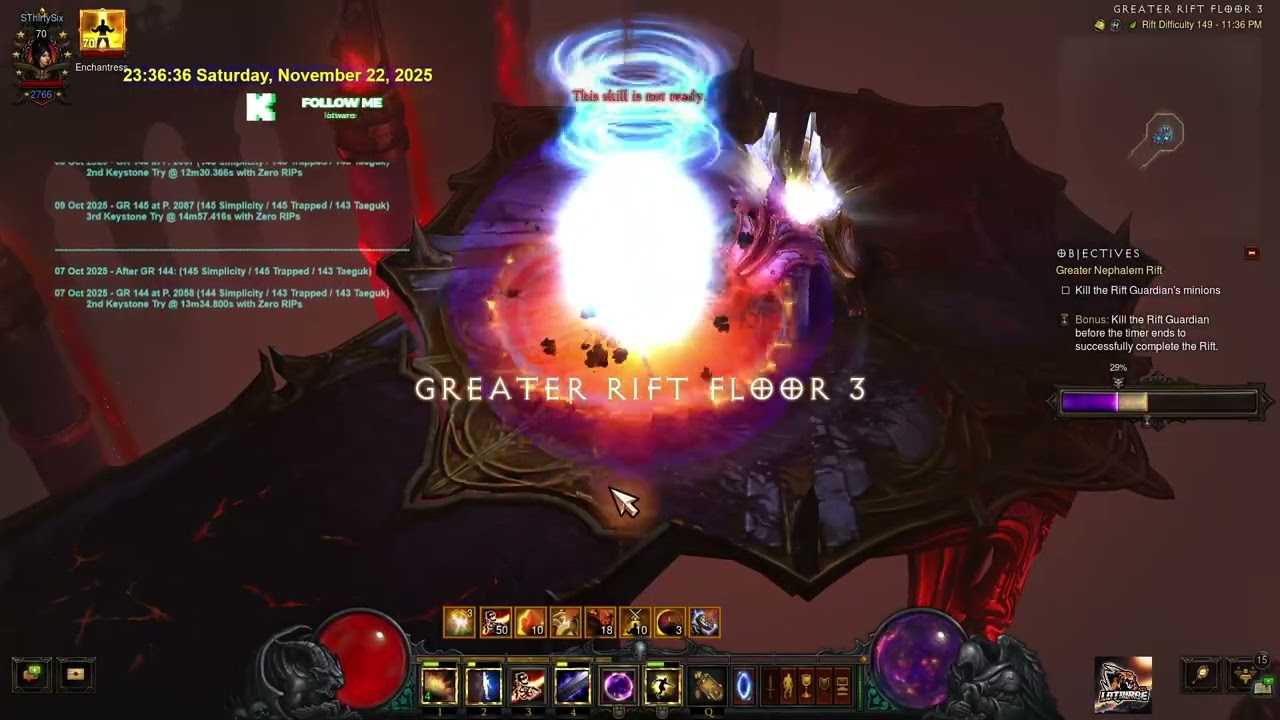 D3 23Nov2025 EU- Season 36 - Firebirds Wiz - 43rd of 54 Captain Pants, GR 149 11th to 15th (15m44s)