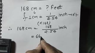 168 cm in feet Cm Feet in Hindi