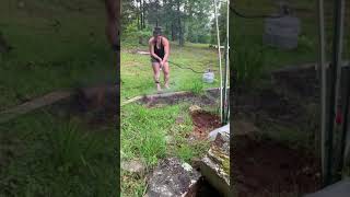 Burning Weeds With A Torch