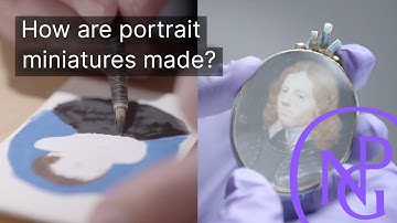 Audio-described: Discover the techniques used to create portrait miniatures