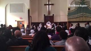 Sunday worship at Varick Memorial AME Zion Church.