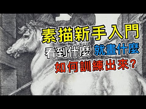 素描新手入門看到什麼就畫什麼如何訓練出來？【屯門畫室】