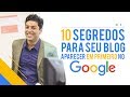 CHECKLIST 10 itens de como aparecer em 1ª PRIMEIRA pagina GOOGLE