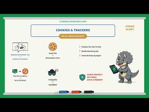 Cookies & Trackers Explained! 🍪 | Cyber Elementary Lesson 23