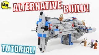 LEGO STAR WARS 75188 HAMMERHEAD CORVETTE BUILD TUTORIAL