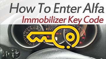 How to Enter Emergency Immobilizer Key Code on any Alfa Romeo