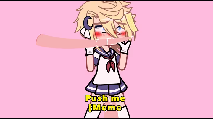 I must run away + Push me / Meme