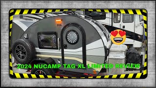 2024 NUCAMP TAG XL LIMITED BLACK CANYON TEARDROP CAMPER REVIEW FOR SALE WWW.SUNSETMOTORS.COM