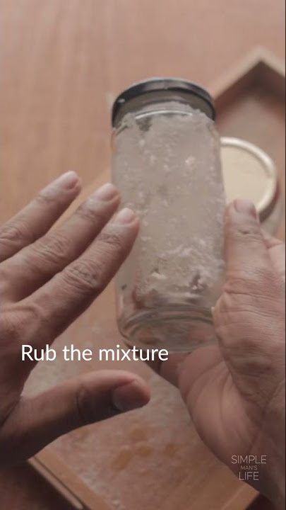 Simple Hack to Remove Sticky Labels from Jars #shorts