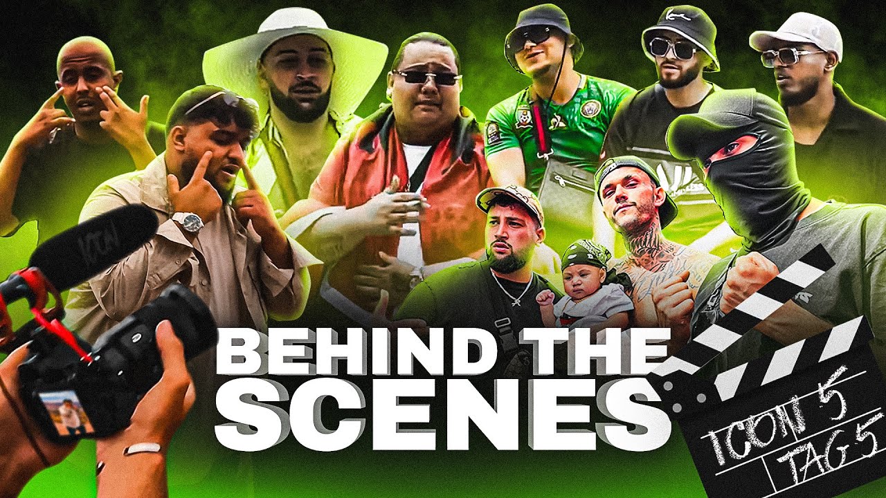 SCHLÄGEREI BEIM VIDEODREH 😱 ICON 5 EP.5 🎥 BEHIND THE SCENES (1 Gramm, Criminale, Ma Bae, Dünya)