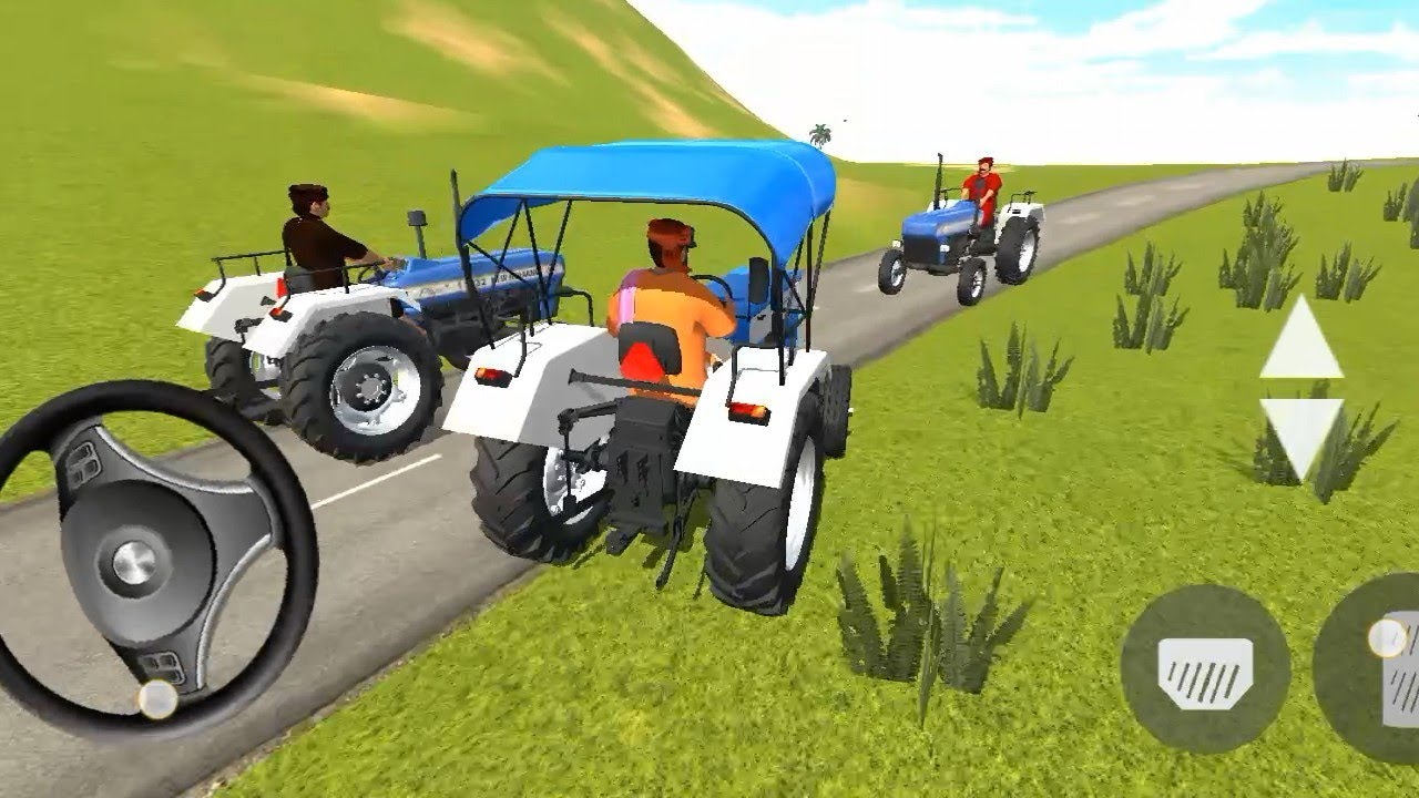 Tractor Racing And Transportation Gameplay | Indian Tractor Driving 3D ...