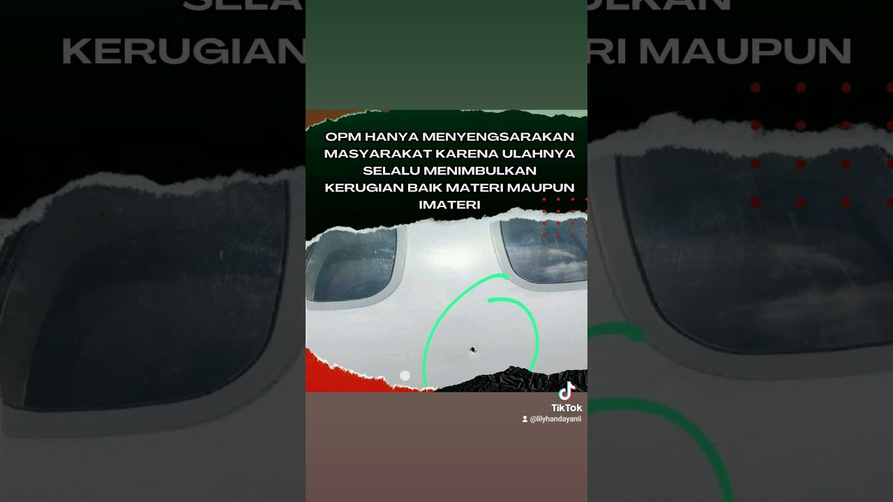 OPM menembak pesawat smart Aviation Air di Bandara Sinak, Puncak, Papua Tengah