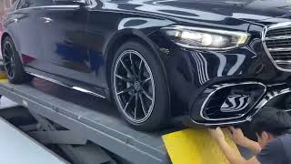S63 AMG style conversion upgrade body kit fit Mercedes Benz S-Class W223 2021 Present Benz S Class W223 Upgrade S63 Body Kit Original Factory