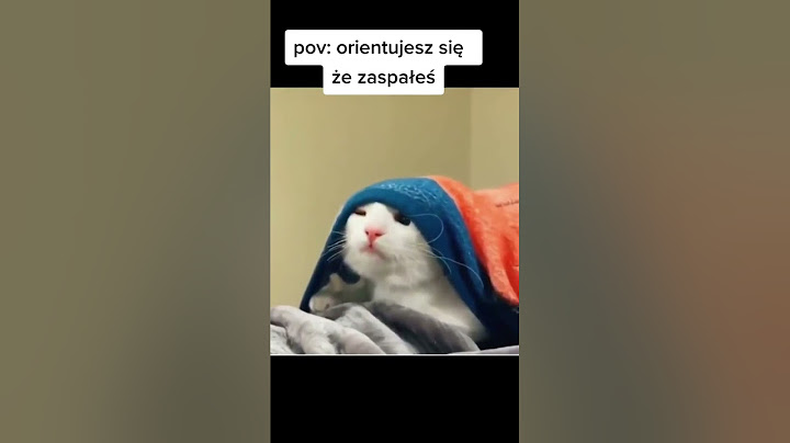 Pov: Orientujesz się że zaspałeś