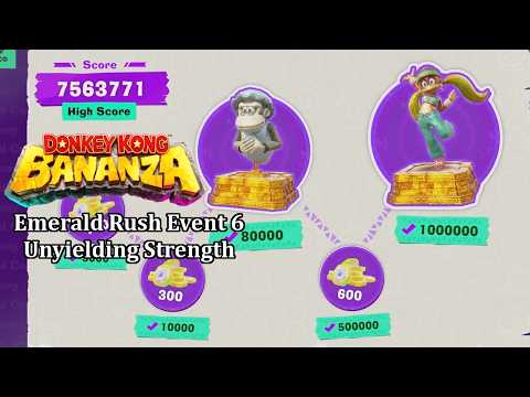 Donkey Kong Bananza: Emerald Rush Event 6 - Unyielding Strength