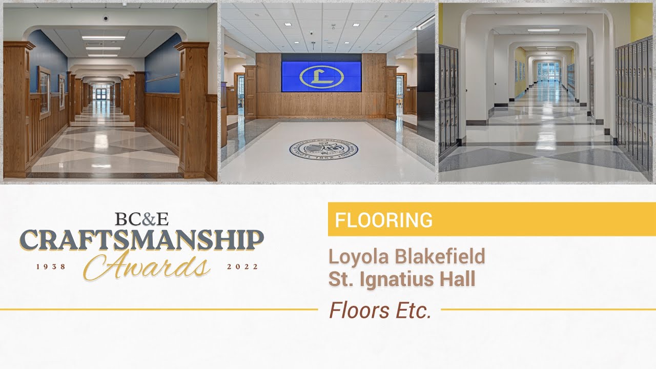 2022 Craftsmanship Winner Loyola Blakefield St. Ignatius Hall