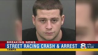 Tampa man arrested in street racing crash that injured innocent driver