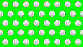 ⚾ BASEBALL BALL ⚾ PATTERN Frame MOTION💯|#greenscreen effects - chroma key animations  VIDEO HD*1080*