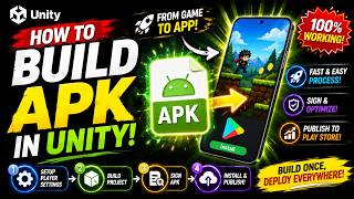 How To Build Apk In Unity | How To Build Android Apk In Unity | How To Make APK In Unity