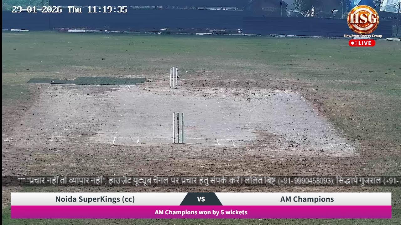 Howzzatt Season-78-AM Champions Vs Noida Superkings-League Match