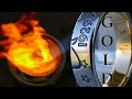 Forging a Pure Silver Coin Ring with a 22K Gold Liner (Big announcement at the end too!)