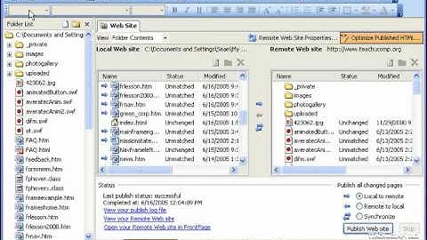 FrontPage Tutorial Previewing Your Web Site Microsoft Training Lesson 9.6