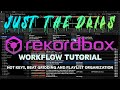 Getting Started With Rekordbox -A Beginners Guide- Hot Keys, Beat Gridding and Playlist Organization