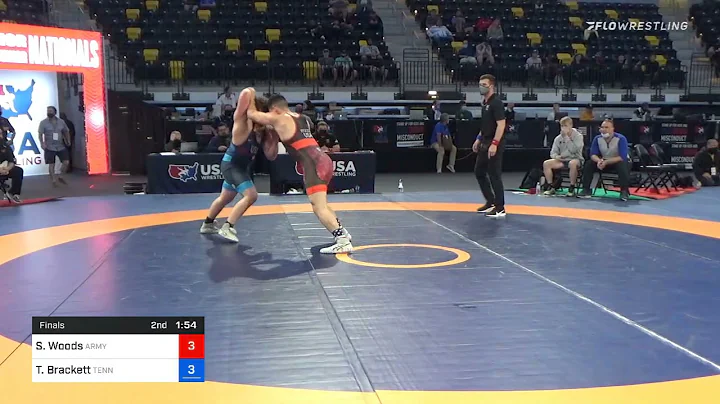 87 Kg Final - Spencer Woods, Army (WCAP) Vs Tommy Brackett, Tennessee