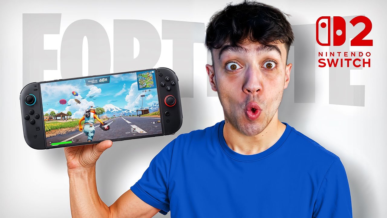 Jugué FORTNITE en NINTENDO SWITCH 2 y es increíble 😍 - YouTube