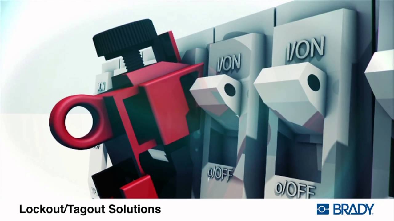 Khóa an toàn Brady Lockout/Tagout Devices Applications - YouTube