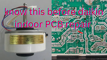 know this before daikin indoor PCB repair in tamil / Daikin ac A6 Error code BLDC error / CAE