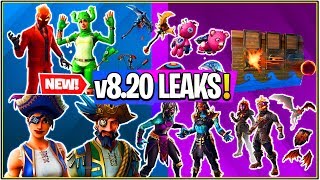 *NEW* Fortnite: ALL Leaked v8.20 Cosmetics,Emotes,LAVA Legends, Explosive Bow, Fire Spinner, & More!