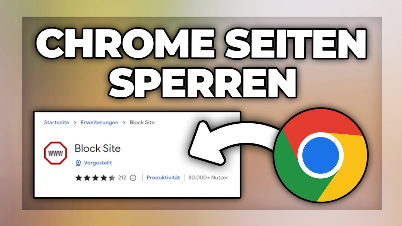 Google Chrome Webseiten sperren & blockieren - Internet Kindersicherung ...