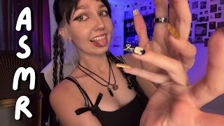 Fast and Aggressive ASMR Mouth Sounds, Long Nail Tapping, and Mic Triggers