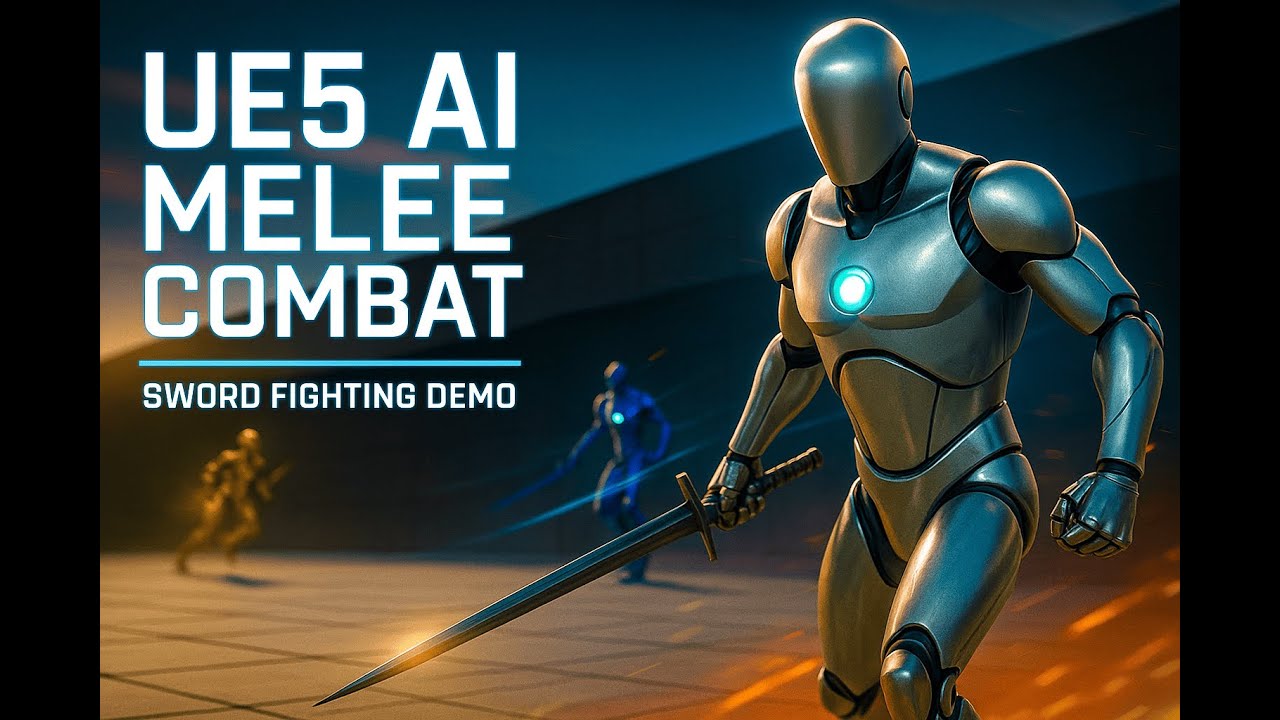 Unreal Engine 5 | AI Melee Combat Demo with Sword Fighting - YouTube