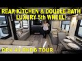RV Tour: DRV 41 RKDB //  AMAZING Rear Kitchen! // Luxury 5th Wheel