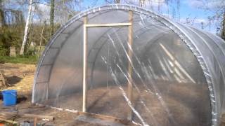 Permaculture - Construction d'une serre de 26 m2 pour 250€